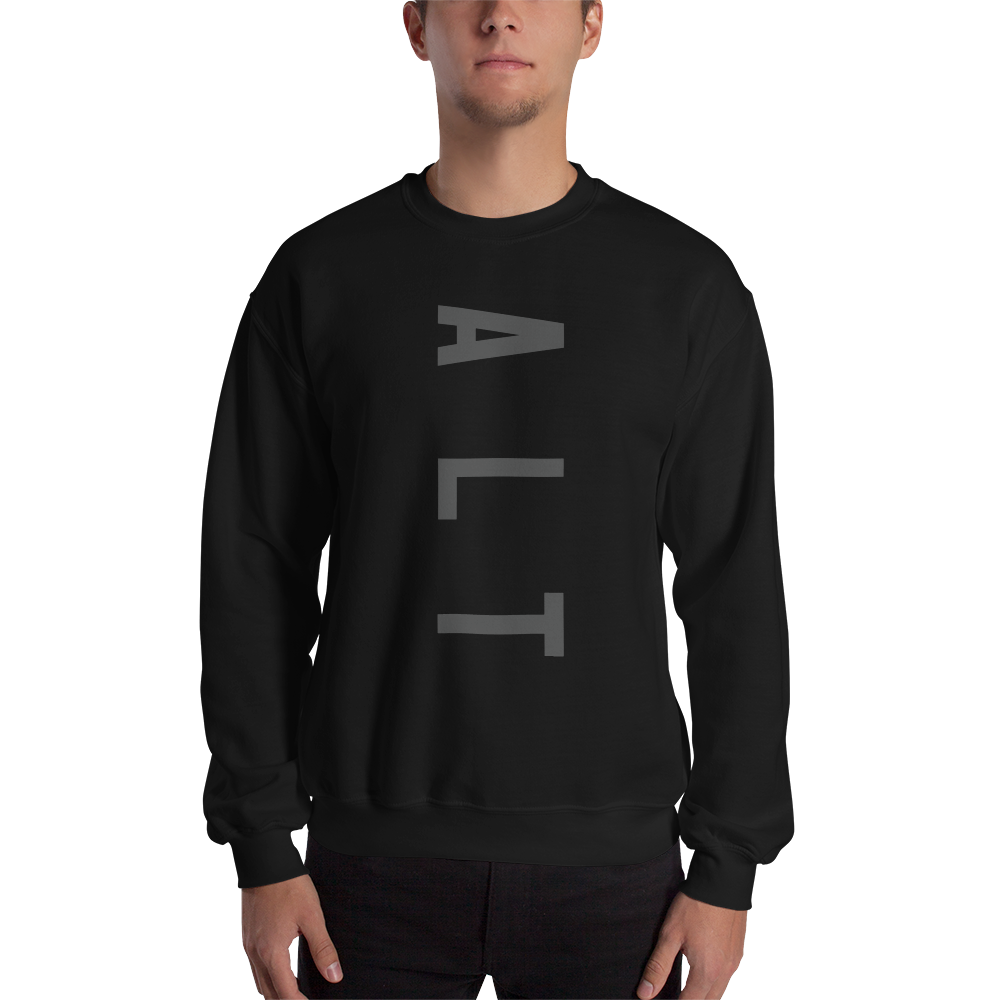 ANCELLM AGING OVER SWEAT SHIRT F.BLACK ANCELLM AGING OVER SWEAT SHIRT F.BLACK